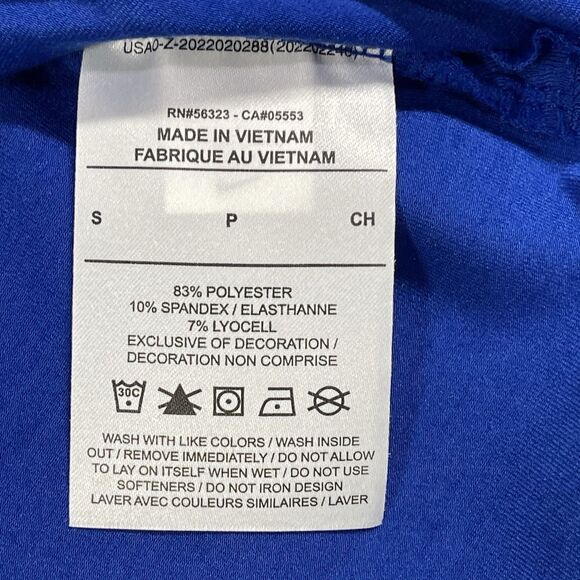 Nike Team USA Olympic Womens Shirt Small Blue Slim Fit Tee Dri-FIT UPF 40+ - Picture 7 of 12